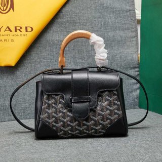 Goyard Goyardine Mini Saigon Bag Black