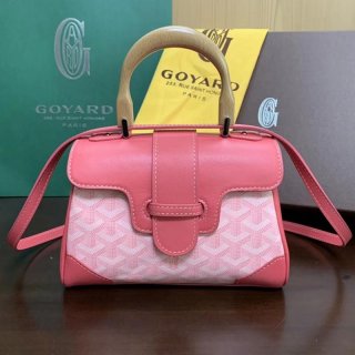 Goyard Goyardine Mini Saigon Bag Pink