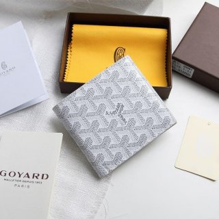 Goyard Goyardine Victoire Small Bifold wallet White