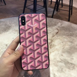 Goyard Goyardine Saint Louis Printed iPhone Case Pink