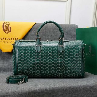 Goyard Croisiere Cloth Travel Bag Green
