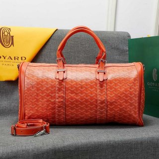 Goyard Croisiere Cloth Travel Bag Orange